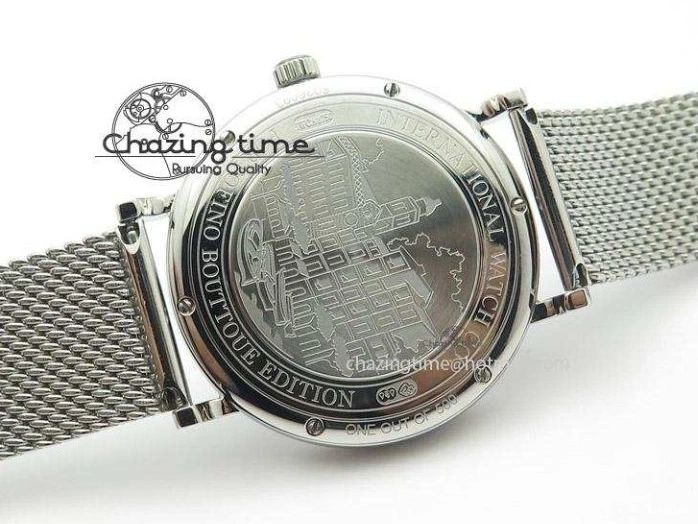 MIROTIME 0414 Portofino SCHAFFHAUSEN SS MKF 1:1 Best Edition Blue Dial On Mesh Bracelet A Versatile 7338